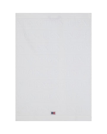Velour Logo Towel Set 50X70 - White