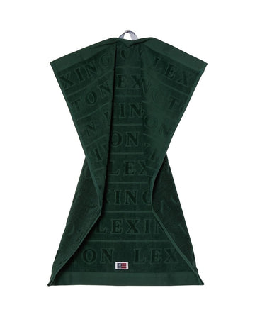 Velour Logo Towel Set 50X70 - Juniper Green