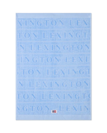 Velour Jacquard Logo Towel 50X70 - Blue Sky