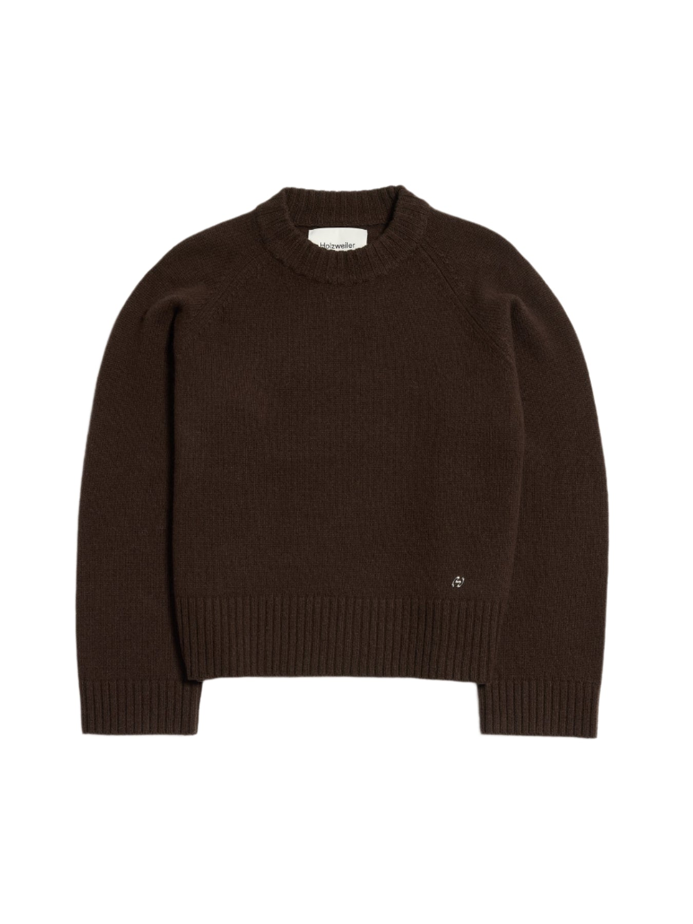 W. Wool Crew - Dk. Brown