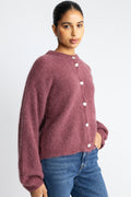 Kae Knit Cardigan - Rust