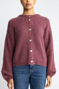 Kae Knit Cardigan - Rust