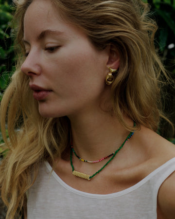 Triplet Earring - Gold