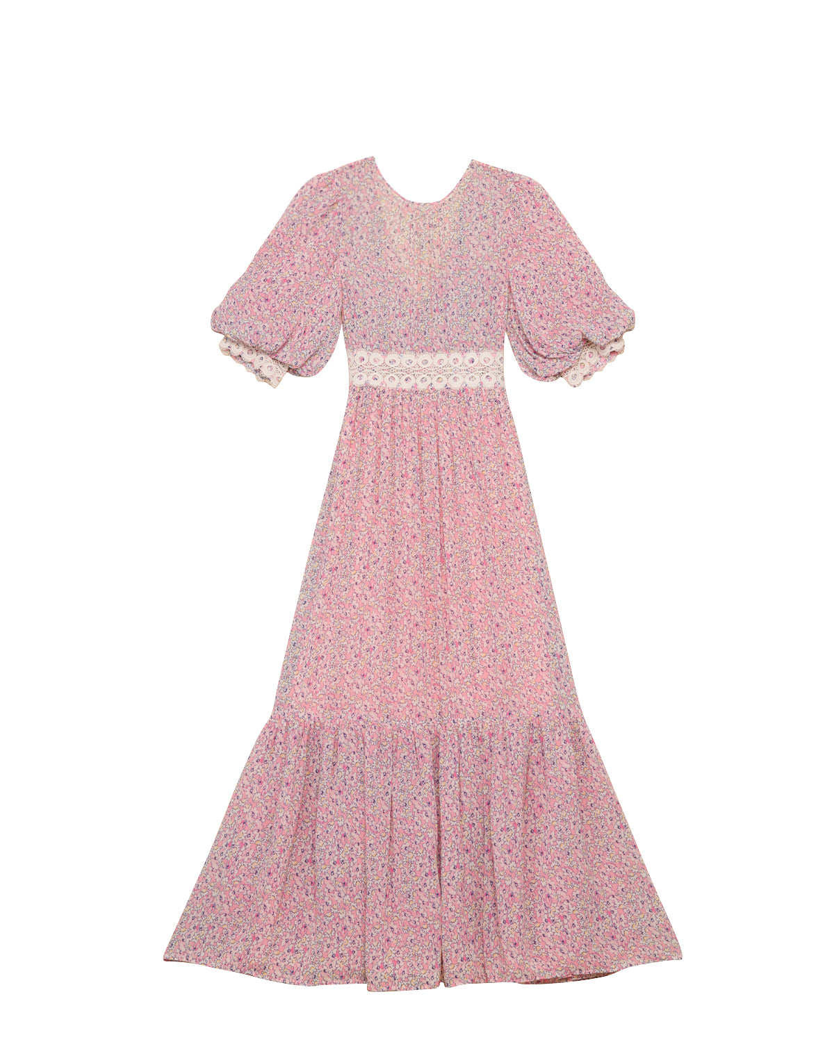 byTiMo - Kjoler - Georgette Lace Gown - Daisies