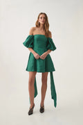 Incarnation Mini Dress - Emerald
