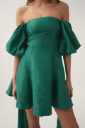 Incarnation Mini Dress - Emerald