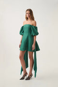 Incarnation Mini Dress - Emerald