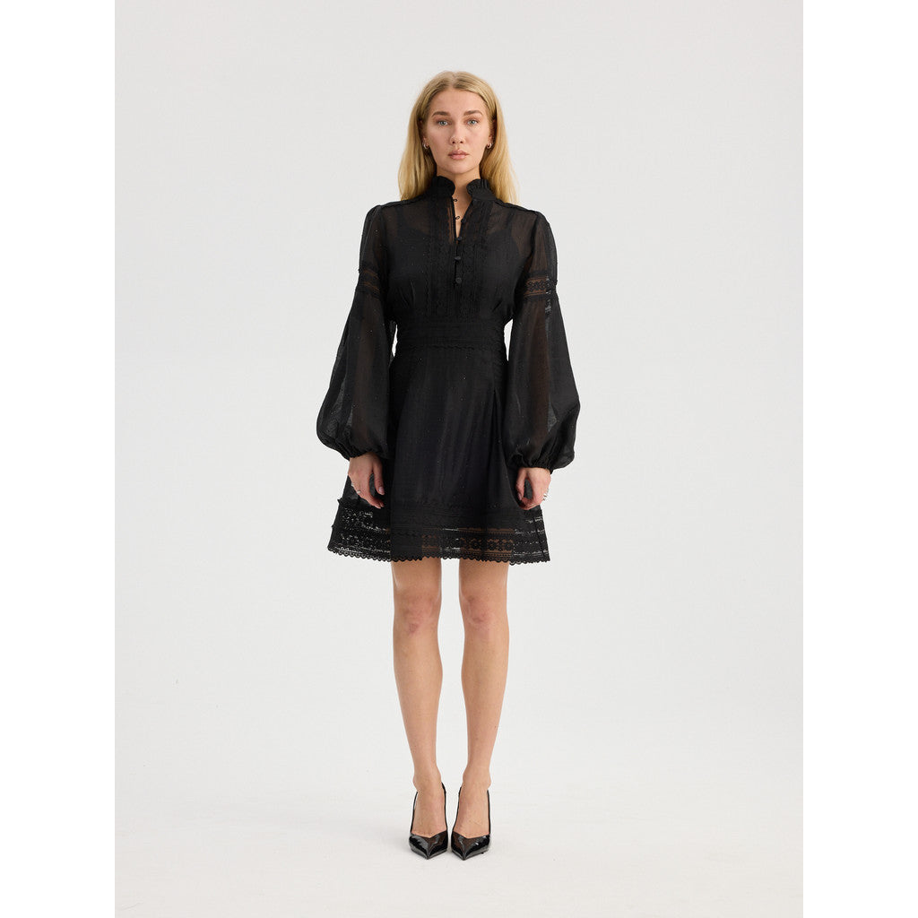 Aliah Stone Dress - Black