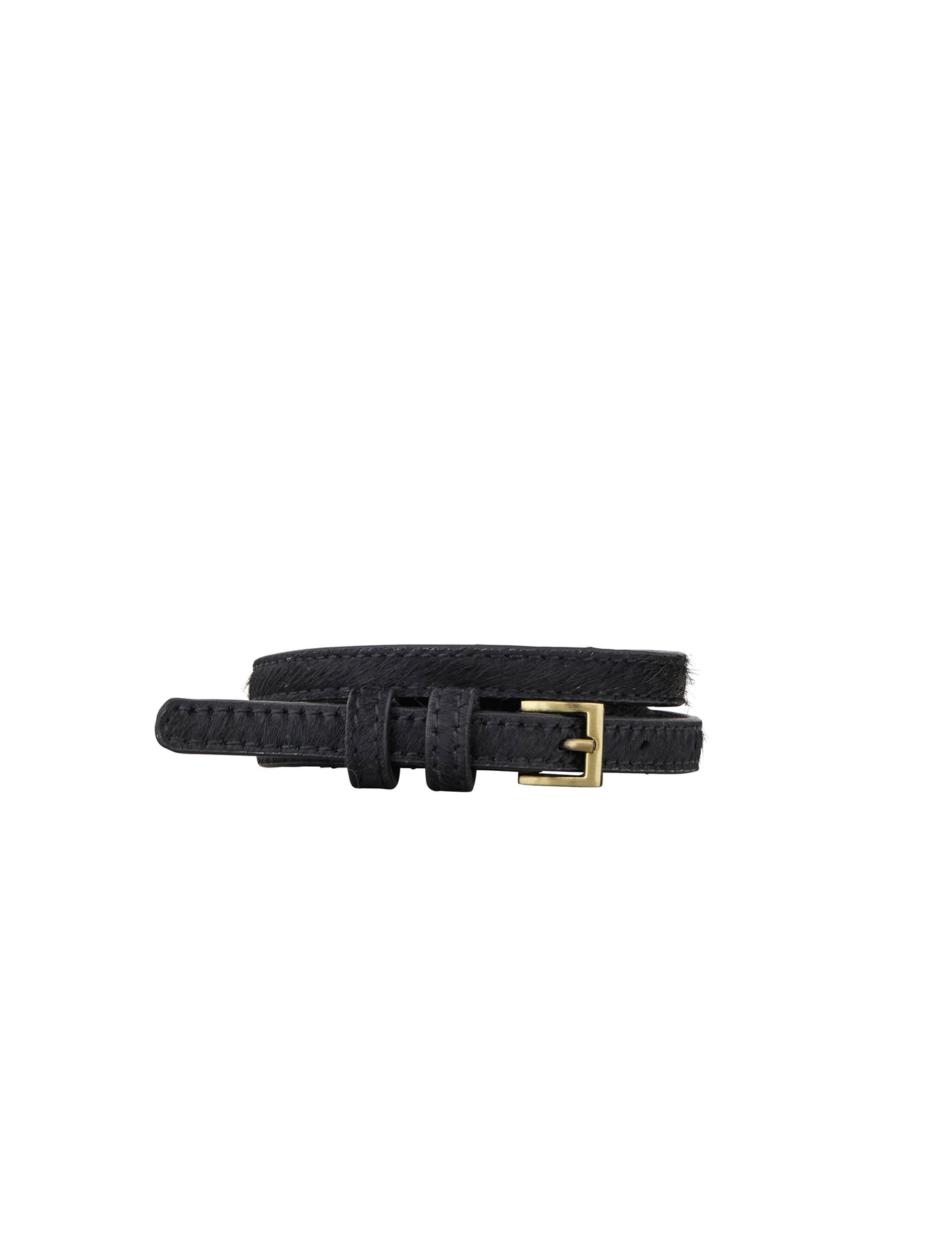 Fily Aria Leather Belt - Black