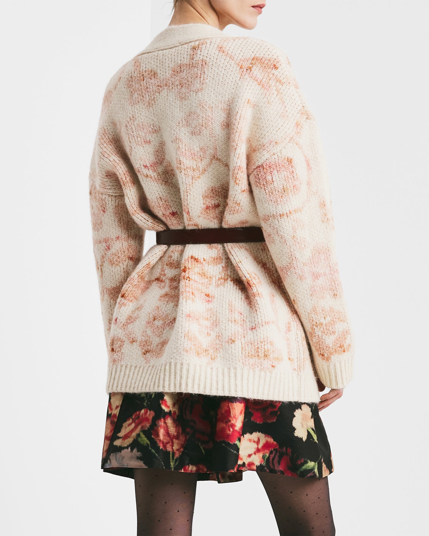 Taffeta Mini Skirt - Poppy