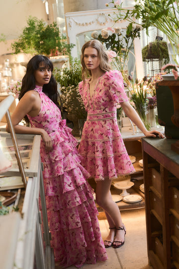 Angel Maxi Dress - Pink Tulip
