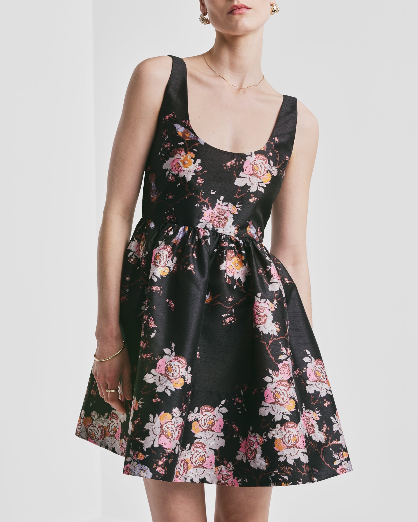 Taffeta Mini Dress - Wallpaper