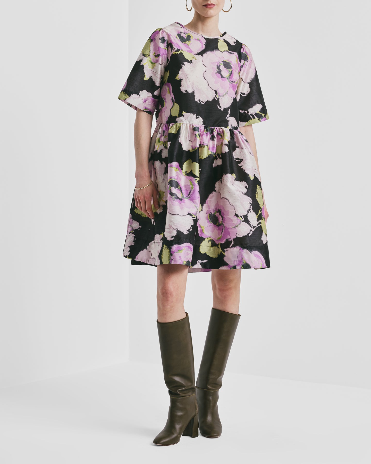 Taffeta Shift Dress - Grace