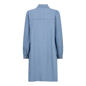 Tituscc Denim Bow Dress - Denim Blue