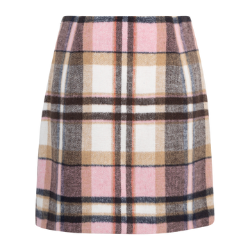 Petra Skirt - Pink Check
