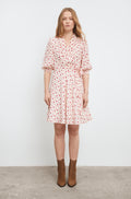 Emelia Dress - Pink Berry Print