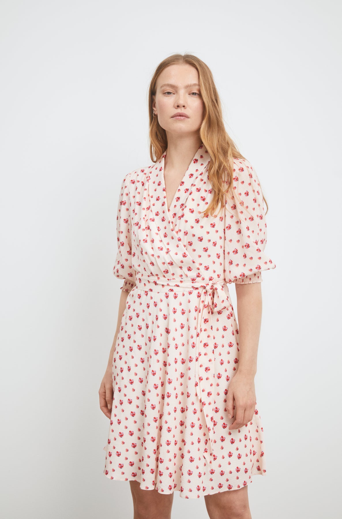 Emelia Dress - Pink Berry Print