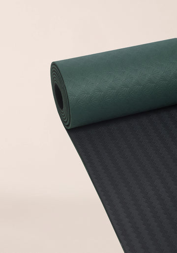 Yoga Mat Position 4mm - Dark Teal/Black
