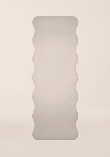 Yoga Mat Grip & Cushion III Scallop 5mm - Light Cashmere