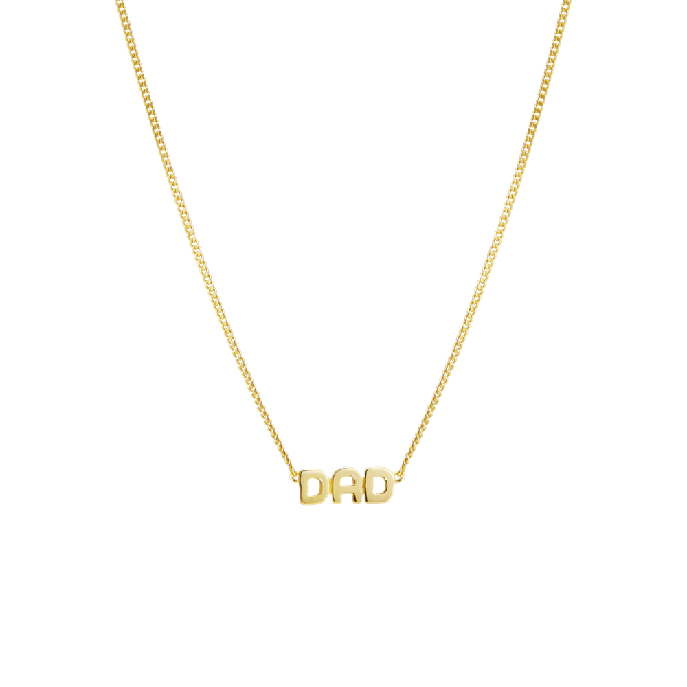 Dad on sale necklace gold