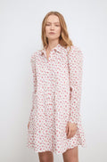 Comma Crepe Dress - White Berry Print