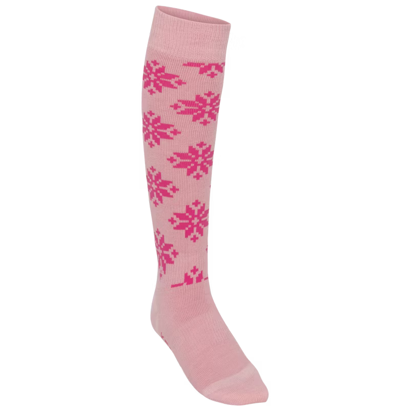 Rose Wool Ski Socks - Gum
