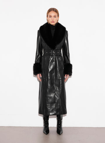Estella Coat - Black/Black