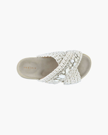 Woven Stones Platform - Ivory