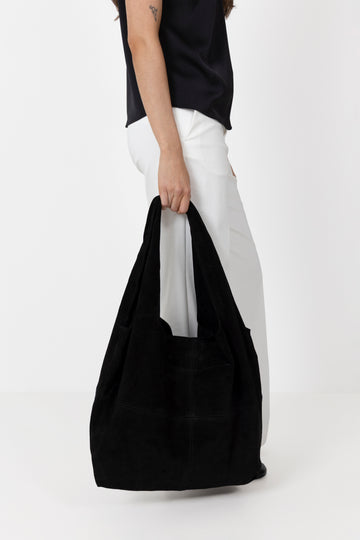 Suede Dalliea Bag - Black