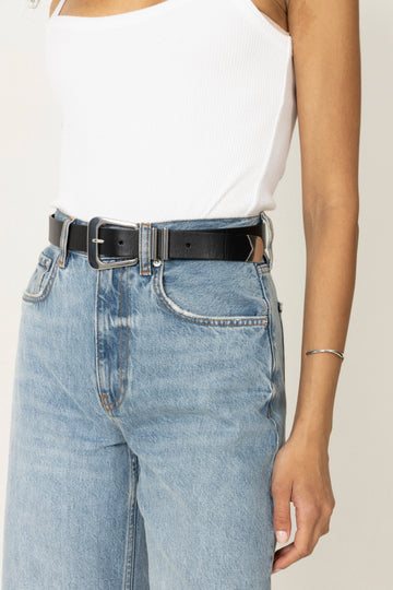 Bennett Belt - Black Silver