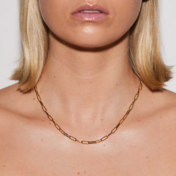 Thick Chain Necklace - Gold