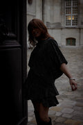 Stardust Skirt Shorts - Black & Silver