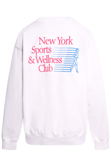 NY Motion Crewneck - White