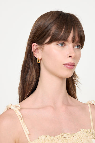 Frame Hoops Medium - Gold