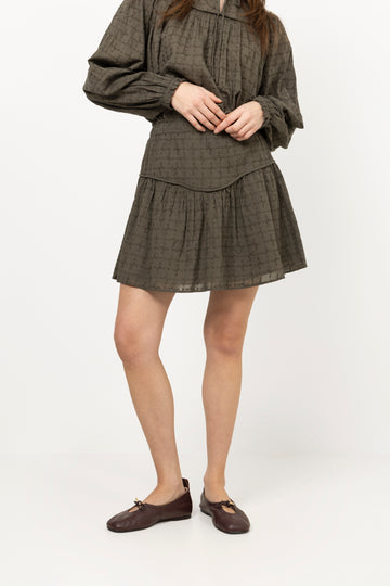 Mynthe Mini Skirt - Tarmac
