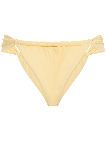 Zanita Solid Bikini Brief - Butter Yellow