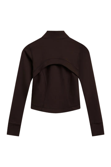 Sculptluxe® Zip Jacket - Espresso