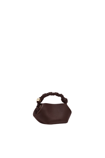Ganni Bou Bag Mini Grained - Chicory Coffee