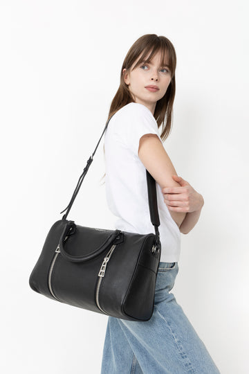 Sunny Medium Grained Leather - Black Unique
