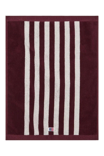 Striped Terry Towel 50X70 - Fig/Snow White