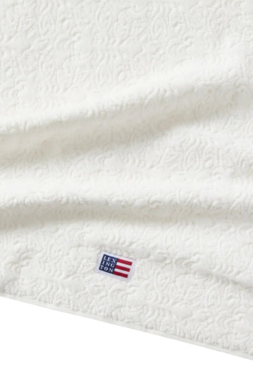 Velour Jacquard Ornament Towel 70X130 - Snow White