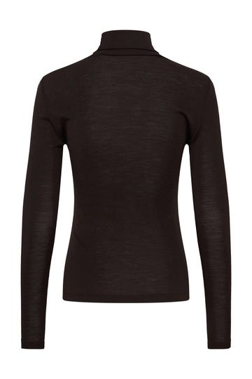 Gzninia Wool Rollneck - Chocolate Torte