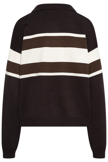 Gzalexu Polo Pullover - Ganache/Slate Black/Egret