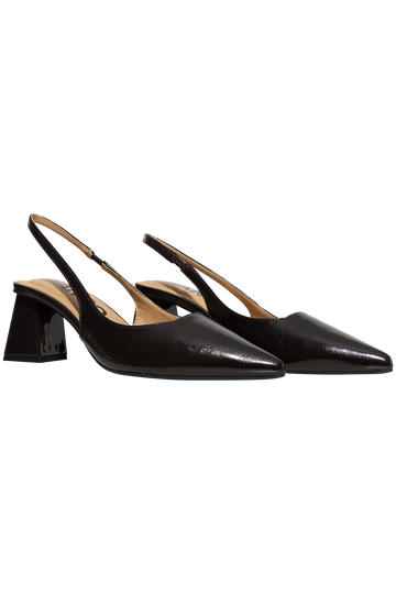 Biamaralyn Slingback Faux Leather - Brown Pratia