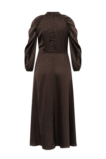 Ferina Dress - Dark Brown