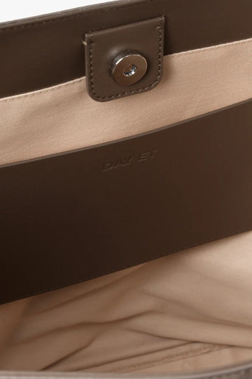 Day Imitation Suede Tote - Major Brown