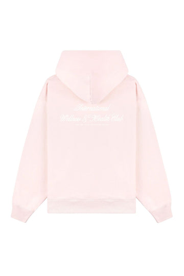 International Hoodie - Clear Pink/White