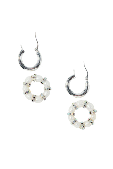 La Perla Créoles - Silver