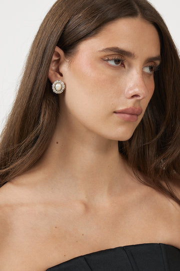 Baby Perla Studs - Silver