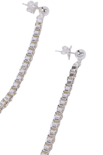 Chain Earrings - Silver